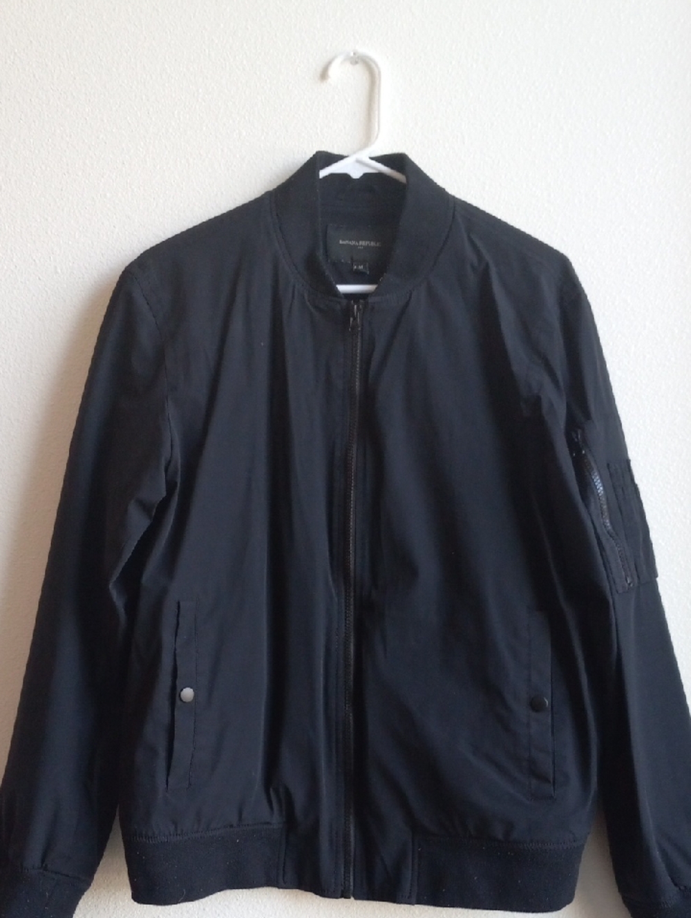 Banana Republic Black Men's Medium Bomber Jacket